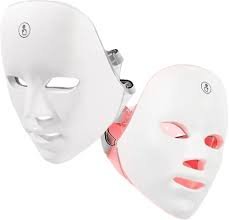 Professionell 7-färgers LED-ansiktsmask med USB-laddning